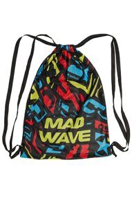 Мешок сетчатый Mad Wave Dry mesh bag, черный/жел.буквы, 65*50 cm